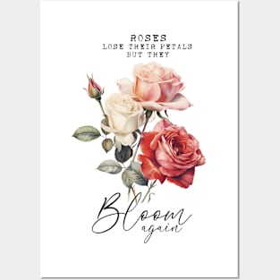 Blooming Roses Posters and Art